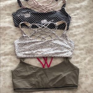 Lulu lemon sport bras sizes 6-8. $13 each